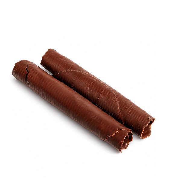 barquillo de madrid bañado de chocolate